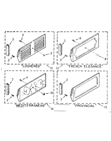 Accessory kit parts