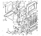 Kenmore 10670830 air flow parts diagram