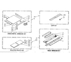 Kenmore 10670830 accessory kit parts diagram