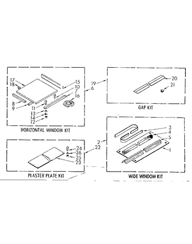 Accessory kit parts
