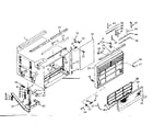 Kenmore 10670900 cabinet parts diagram