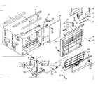 Kenmore 10670961 cabinet parts diagram