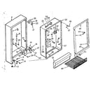 Kenmore 106720210 cabinet parts diagram