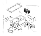 Kenmore 198710120 cabinet parts diagram