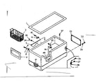 Kenmore 198710210 cabinet parts diagram