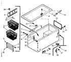 Kenmore 198710470 cabinet parts diagram