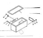 Kenmore 198710600 cabinet parts diagram