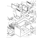 Kenmore 198710660 cabinet parts diagram