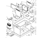 Kenmore 198710670 cabinet parts diagram