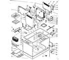 Kenmore 198710680 cabinet parts diagram
