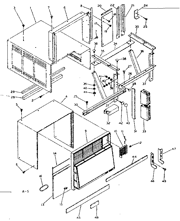 Cabinet & installation parts