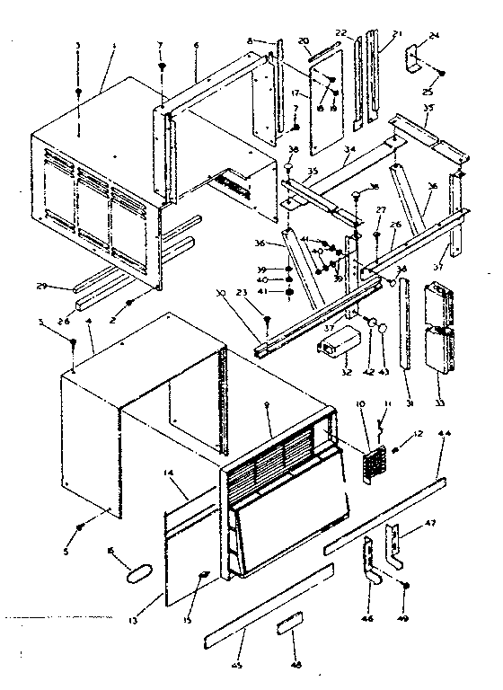 Cabinet & installation parts