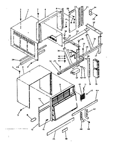 Cabinet & installation parts