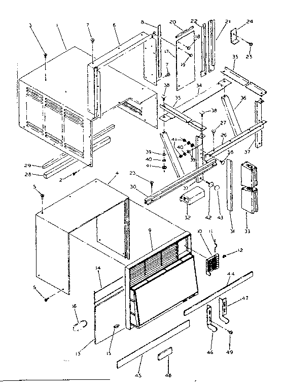 Cabinet & installation parts