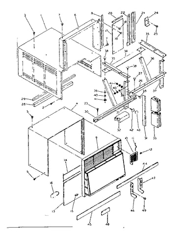 Cabinet & installation parts
