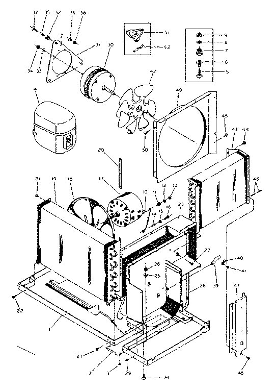 Refrigerating system & air handling parts