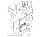 Kenmore 25370330 cabinet & installation parts diagram