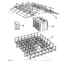 Kenmore 58771431 rack assemblies diagram