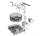 Kenmore 58771640 rack assemblies diagram