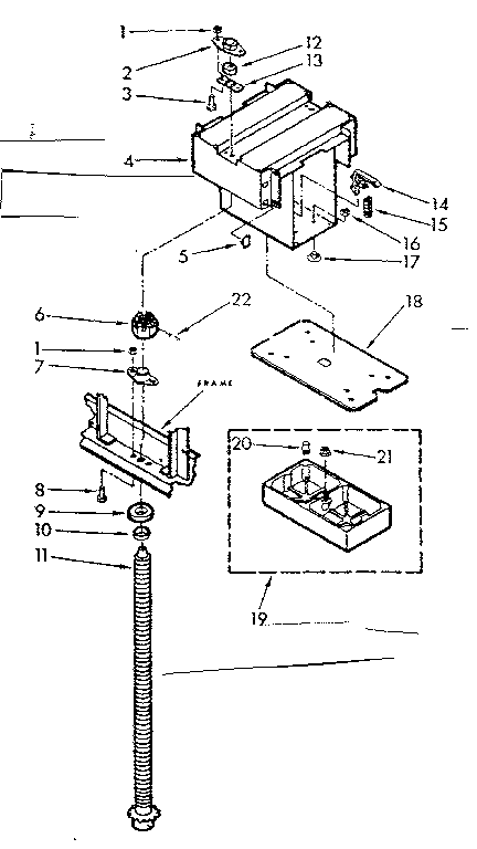 POWER SCREW & RAM ASSEMBLY