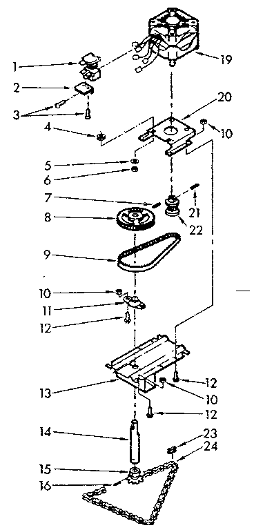 Motor & drive assembly