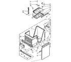 Kenmore 66542600 container & door assembly diagram