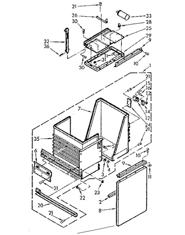 Container & door assembly