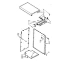Kenmore 66542550 cabinet & control assembly diagram