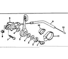 Sears 505476951 shimano 5-speed shifter assembly diagram