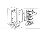 Kenmore 757629921 cabinet parts diagram