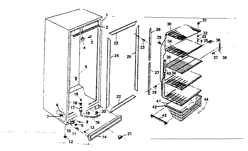 Cabinet parts