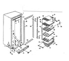 Kenmore 757721920 cabinet parts diagram