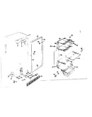 Freezer cabinet parts