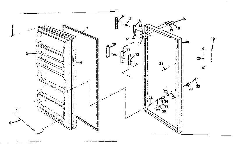 FREEZER DOOR PARTS