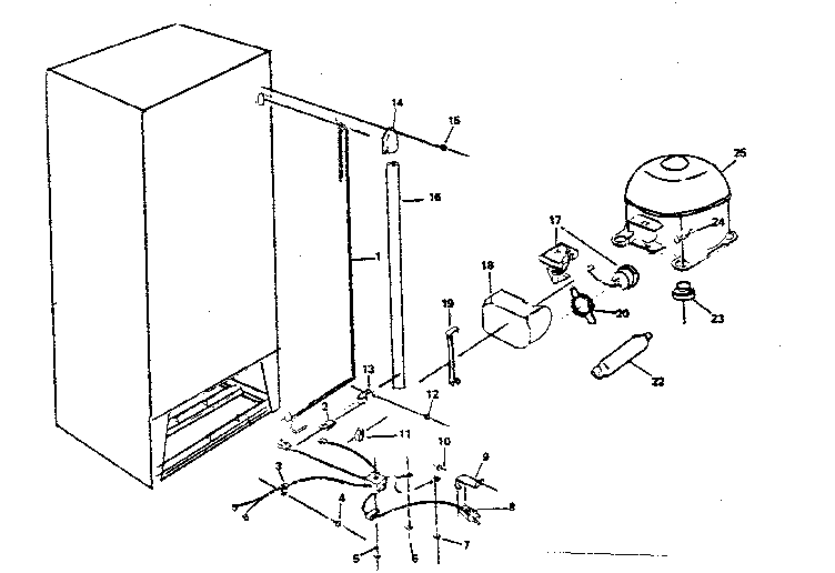 Freezer unit parts
