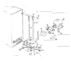 Kenmore 757726922 freezer unit parts diagram