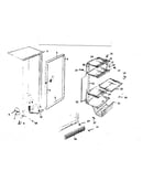 Freezer cabinet parts