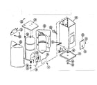 Kenmore 17560544 hot water tank assembly diagram