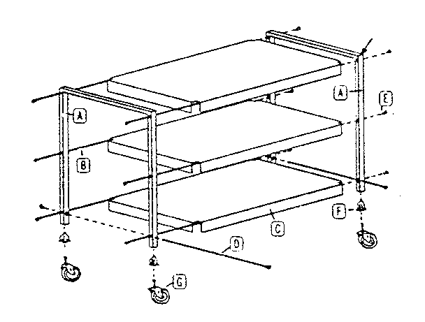Microwave cart