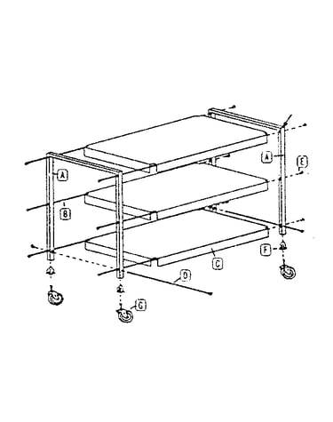 Microwave cart