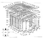 Sears 69660186 replacement parts diagram