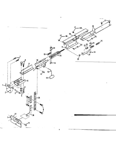 Rail assembly and parts list
