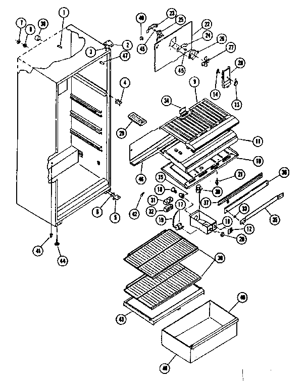 CABINET PARTS