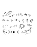Ice maker installation parts