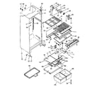 Kenmore 2538751883 cabinet parts diagram