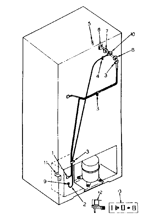 Icemaker installation parts