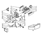 Kenmore 2538751883 icemaker parts diagram