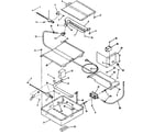 Kenmore 9117398710 oven burner section diagram