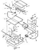 Oven burner section