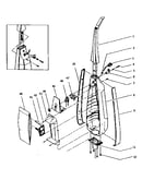 Handle and bag housing